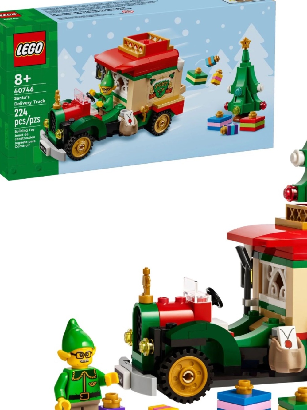New in box sealed LEGO Iconic Santa's
Delivery Truck 40746